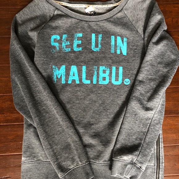 Roxy Tops - Roxy see you in Malibu sweatshirt